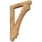 Ekena Millwork Imperial Arts & Crafts Rough Sawn Bracket, Western Red Cedar, 4"W x 32"D x 44"H BKT04X32X44IMP03RWR - alternate 1